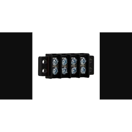 Eaton Bussmann Barrier Strip, 3 Pole, 2 Row, 30 A, 300 V, Screw Termination TB100-03SP